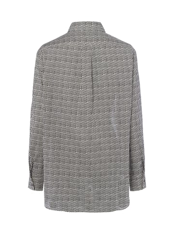 Marc O'Polo Bluse in schwarz ecru