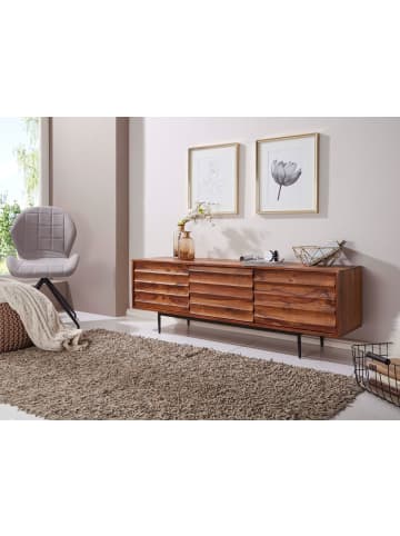 KADIMA DESIGN HiFi Lowboard WL5.636 Massivholz Landhaus TV Kommode