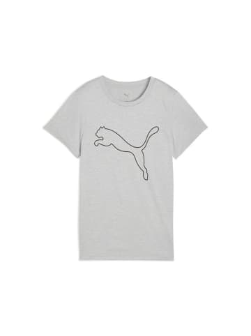 Puma Top "W Tad Essential Heather Logo Tee" in Grau