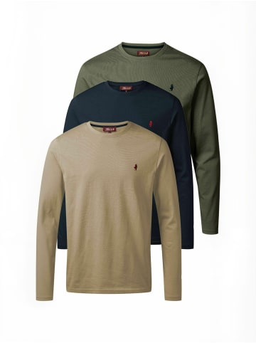 MCS T-Shirt MCJack in DarkSapphire-Beetle-SilverMink