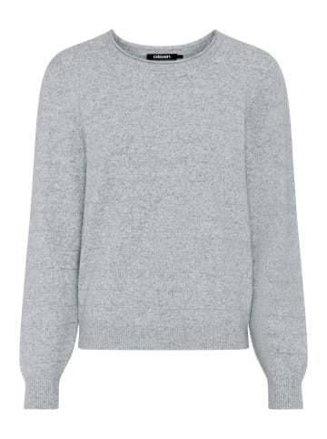 Olsen Strickpullover in hellgrau - 0001