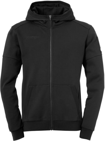Kempa Trainingsjacke "Status Kapuzenjacke" in Schwarz