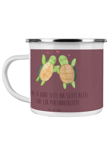 Mr. & Mrs. Panda Becher 30. Hochzeitstag Perlenhochzeit mit Spruch in Kaffa Coffee