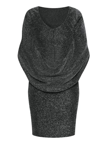 Vera Mont Cocktailkleid im Glitzer-Look in Dunkelblau/Grau