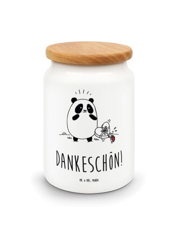 Mr. & Mrs. Panda Dose Panda Dankeschön mit Spruch in Weiß