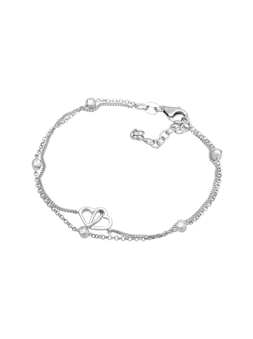 Elli Armband 925 Sterling Silber Herz in Silber