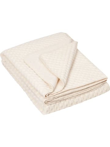 Richter Textilien Baumwolle Bio Wohndecke in natur