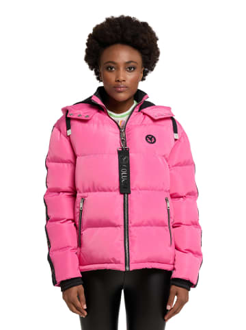 Carlo Colucci Winterjacke Daverda in Pink
