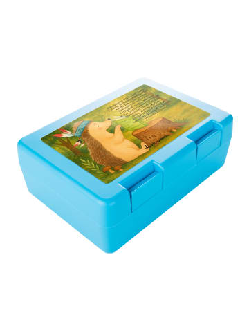 Mr. & Mrs. Panda Lunchbox Igel Federschmuck Design mit Spruch in Weiß