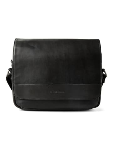 Greenburry Fiorentina Umhängetasche Leder 33 cm black