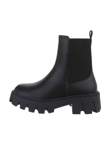 Ital-Design Stiefelette in Schwarz