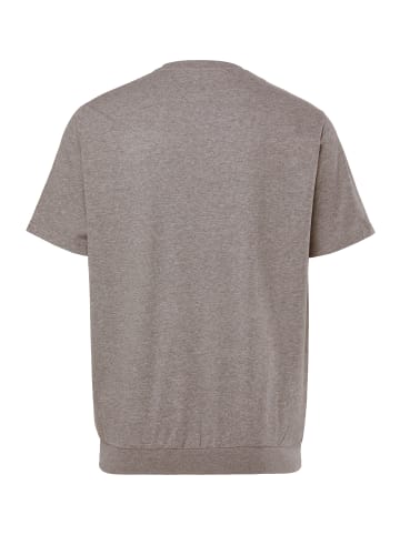 Men Plus Kurzarm T-Shirt in grau melange