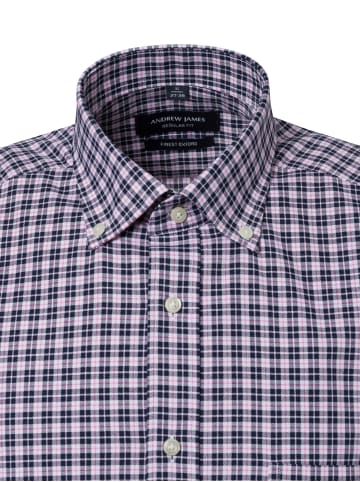 Andrew James Freizeithemd in altrosa mehrfarbig - 0008