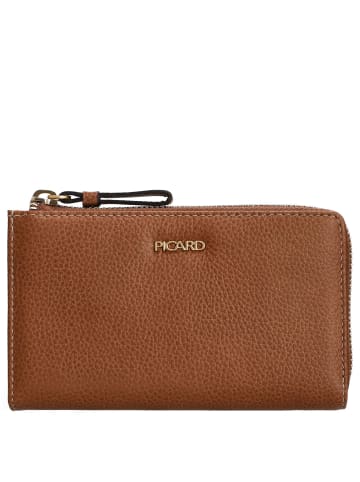 PICARD Calico 1 - Geldbörse 10cc 16 cm (schwarz) in cognac