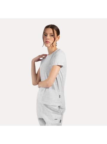 SMILODOX T-Shirt Laurena in Grau Melange