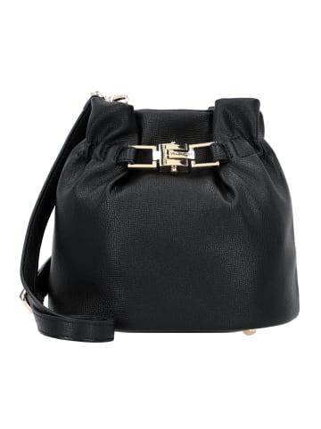 Valentino Fedora Umhängetasche Leder 21 cm in nero