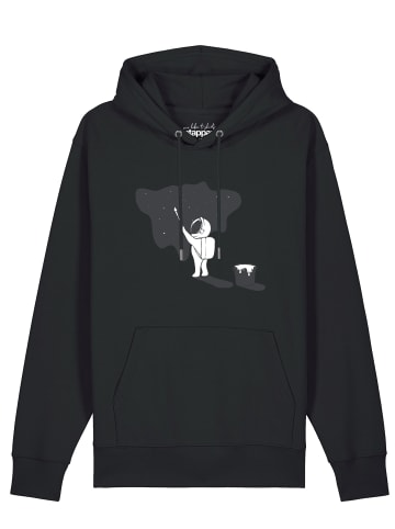 wat? Apparel Sweatshirt Painting space in Schwarz