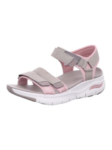 Skechers Damen Sandaletten ARCH FIT - FRESH BLOOM in Grau