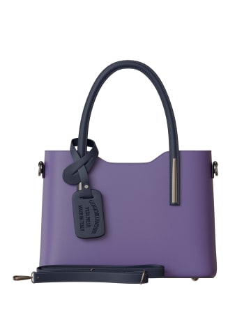 Kmisso Henkeltasche in Viola/nero