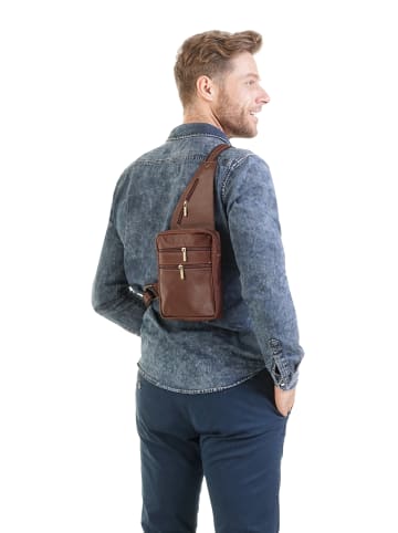 piké Crossover Bag echt Leder in braun