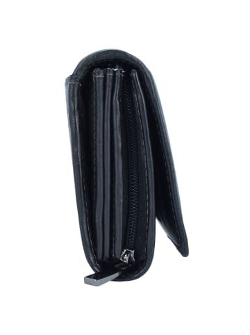 Greenland Nature Black Nappa Geldbörse RFID Leder 16 cm black