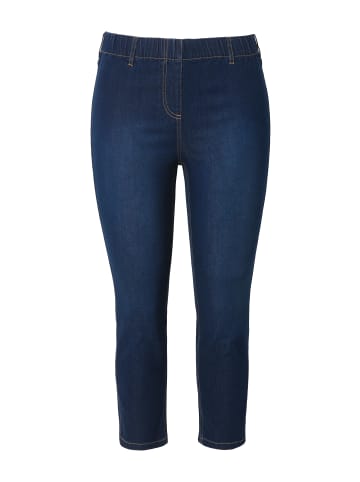 Ulla Popken Hose in dark blue denim