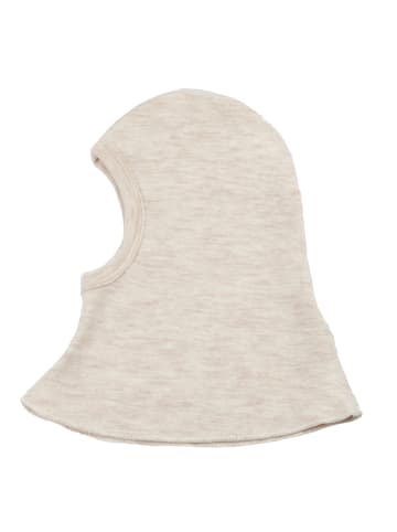 Joha Schlupfmütze aus Merinowolle in creme