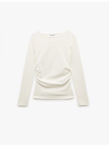KOTON TSHIRT LS in Ekru