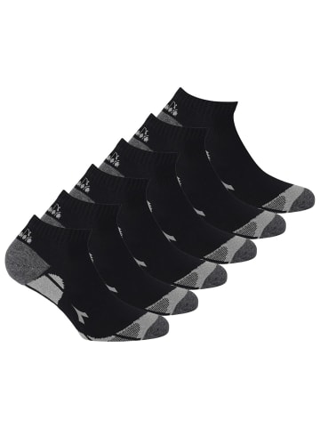 Diadora Socken 6er Pack in Schwarz