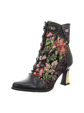 LAURA VITA Schnürstiefeletten in Schwarz