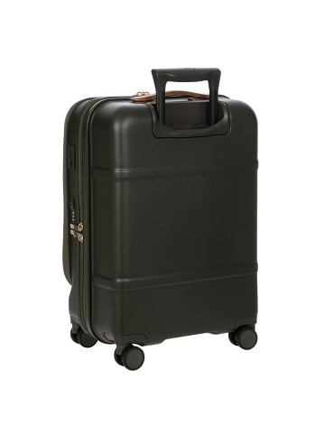 BRIC`s Bellagio 4 Rollen Kabinentrolley 55 cm mit Dehnfalte olivgruen