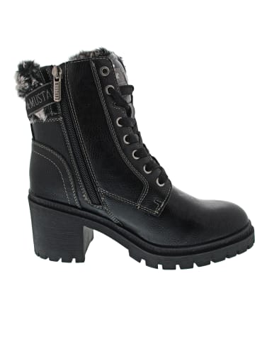 Mustang Schnürstiefel Schwarz