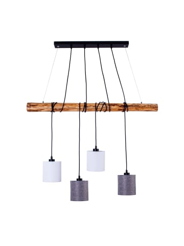 näve Pendelleuchte "MALTA" in natur - (L)100 cm x (B)13 cm x (H)150 cm