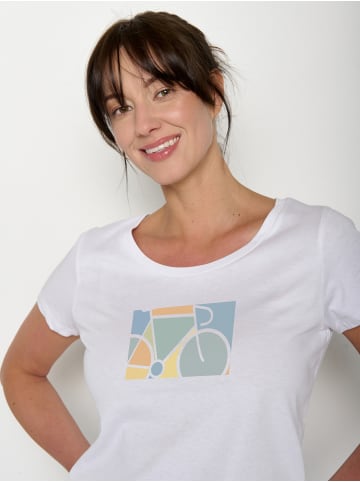 GreenBomb Loves Bike Window in Weiß