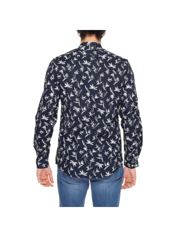 Antony Morato Blau Baumwolle Gemustertes Hemd