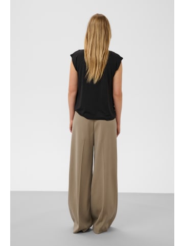 Soaked in Luxury Jerseytop SLHanadi Gerade Passform in Black