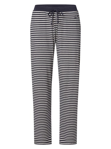 ESPRIT Pyjama-Hose in marine weiß