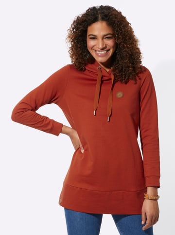 WITT WEIDEN Longsweatshirt in rostrot