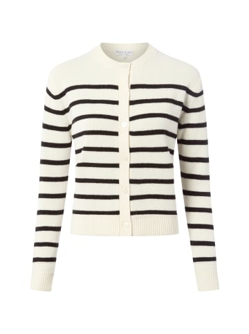 Marie Lund Jacke in ecru schwarz - 0002