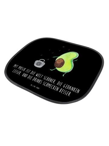 Mr. & Mrs. Panda Sonnenschutz Avocado Tanzen mit Spruch in Schwarz