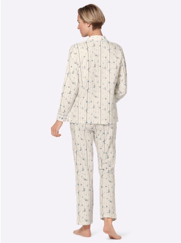 WITT WEIDEN Pyjama in weiß-blau