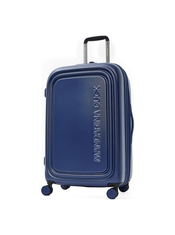 Mandarina Duck Logoduck + 4 Rollen Trolley M 69 cm in deep blue