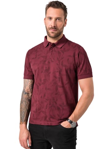 JP1880 Poloshirt in dunkelburgunder