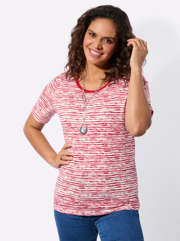 WITT WEIDEN Rundhals-Shirt in erdbeere-flamingo-bedruckt