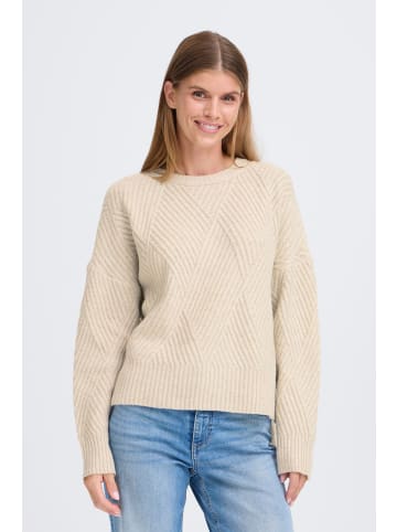 Oxmo Strickpullover OXBomma in Natur