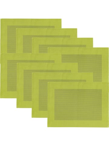 Erwin Müller Tischset 8er-Pack Lissabon in apfelgrün