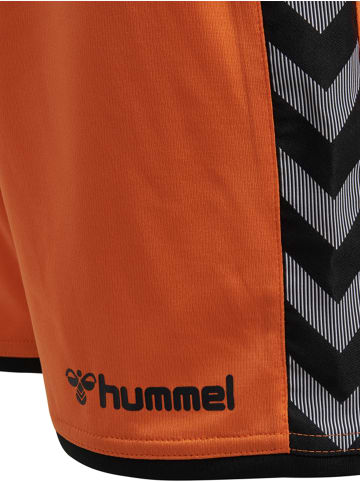 Hummel Hummel Poly Shorts Hmlauthentic Multisport Kinder Leichte Design Schnelltrocknend in TANGERINE