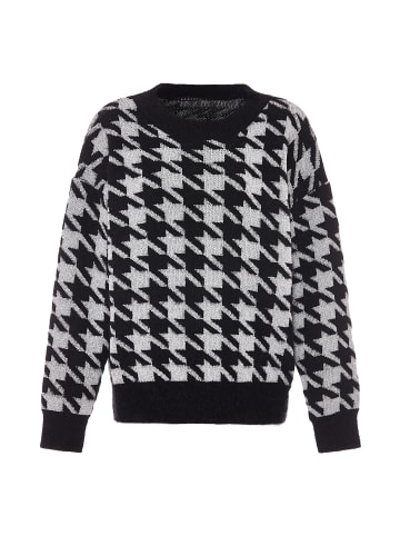 ebeeza Damen Strickpullover in Schwarz