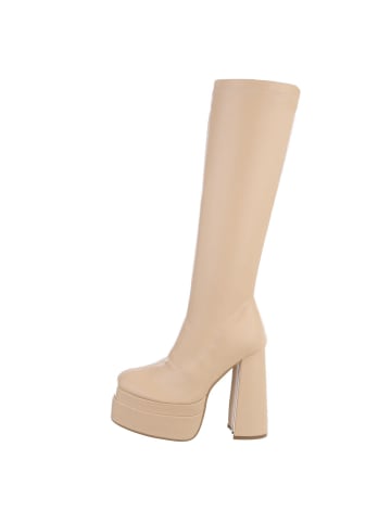 Ital-Design Stiefel in Beige