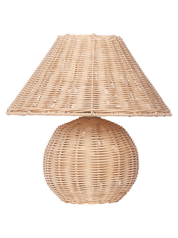 Beliani Tischleuchten CINDER in Naturfarben - (W) 30 x (H) 31 x (L) 30 cm